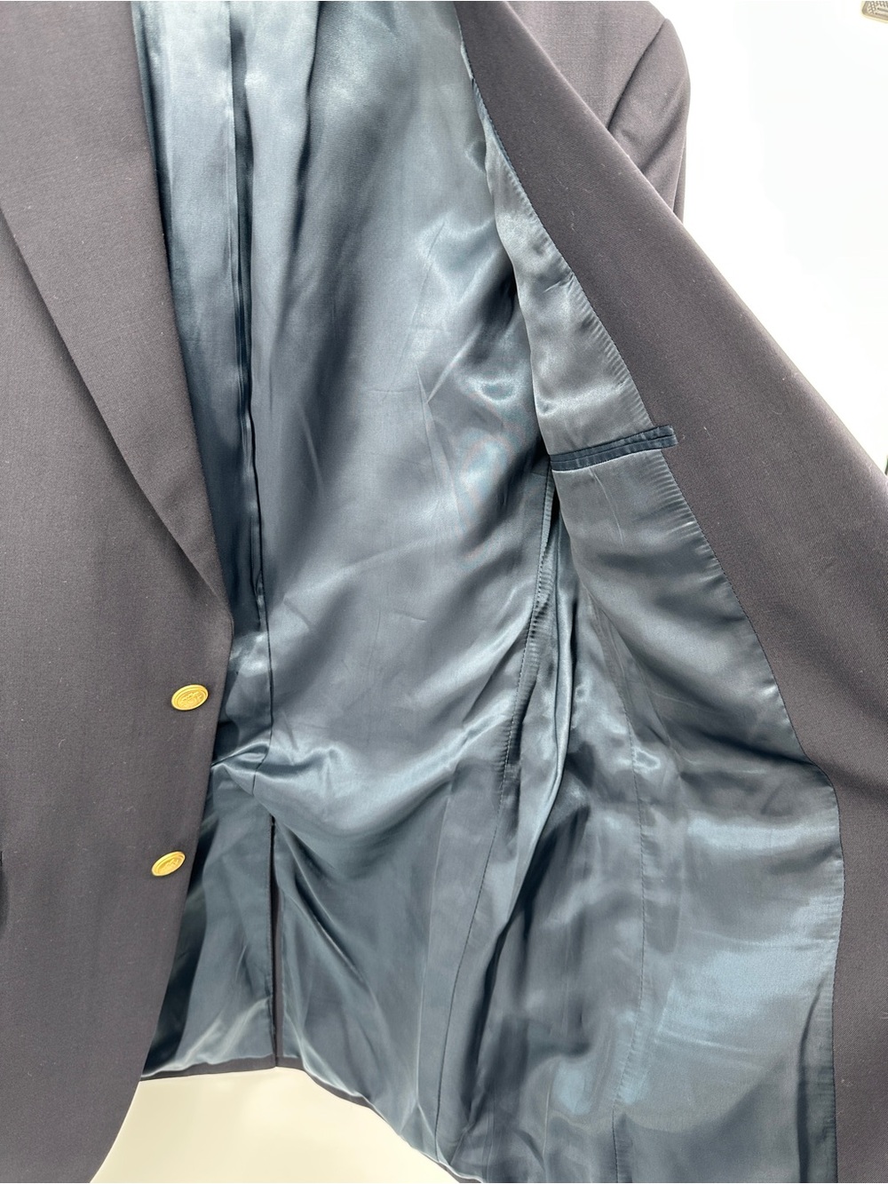 Jos.A.Bank Ivy League Nautical Luxury Academia Navy Blazer w/Gold Buttons Sz38R - Picture 4 of 12